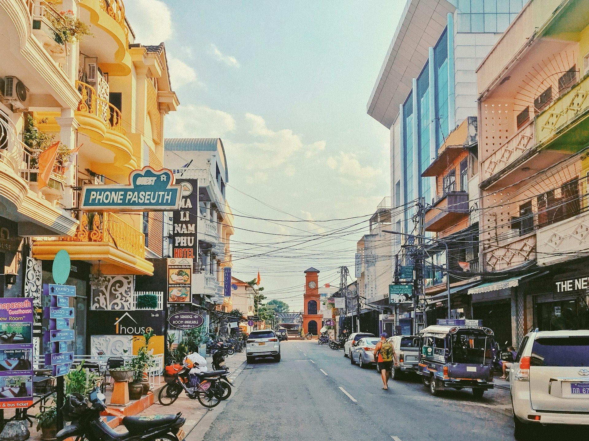 A street in central Vientiane, the Lao capital